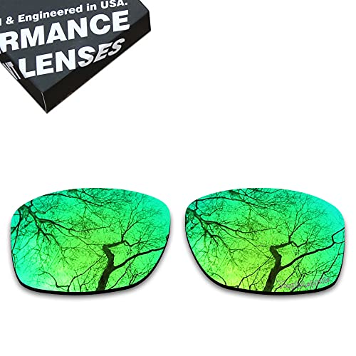 ToughAsNails Reemplazo de lente polarizada para Oakley Jupiter Squared OO9135 Sunglass - Más opciones, Verde Esmeralda Poly - Ar Polarizado, Taille unique