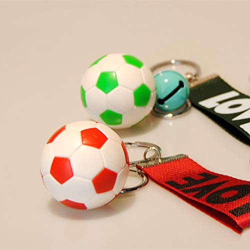 Toyvian 5 Piezas Creativas Llaveros de Fútbol Llaveros Decorativos de Fútbol Aficionados Al Deporte Llaveros de Regalo para Hombre Mujer