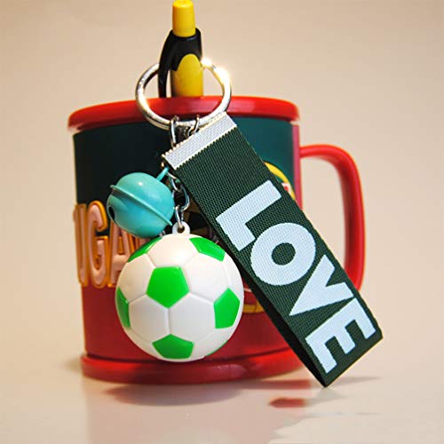 Toyvian 5 Piezas Creativas Llaveros de Fútbol Llaveros Decorativos de Fútbol Aficionados Al Deporte Llaveros de Regalo para Hombre Mujer