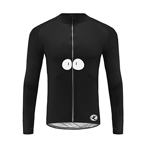 UGLY FROG Bike Wear Maillot Bicicleta Hombre Invierno Maillot Ciclismo Manga Larga para Hombres con Bolsillos