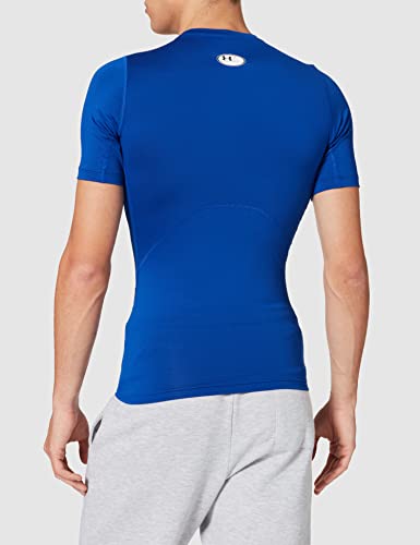 Under Armour Camiseta de compresión Heatgear para Hombre, Hombre, Camiseta, 1361518-400, Royal/White 400, Large