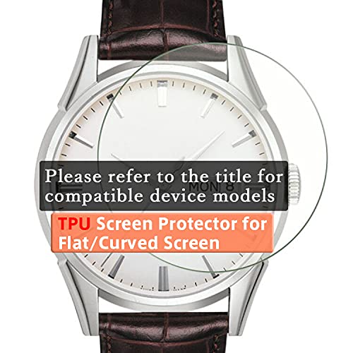 VacFun 3 Piezas HD Claro Protector de Pantalla para CASIO Edifice EFR-S567D-1AVUEF (Not Cristal Templado) Screen Protector Sin Burbujas Película Protectora