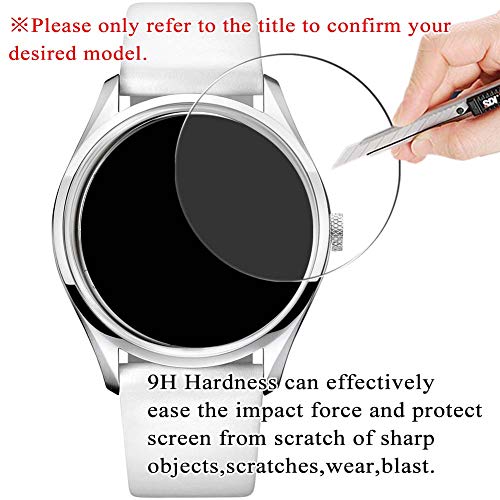 VacFun 3 Piezas Vidrio Templado Protector de Pantalla, compatible con Smartwatch Smart Watch LOKMAT MK16, 9H Cristal Screen Protector Protectora Reloj Inteligente NEW Version