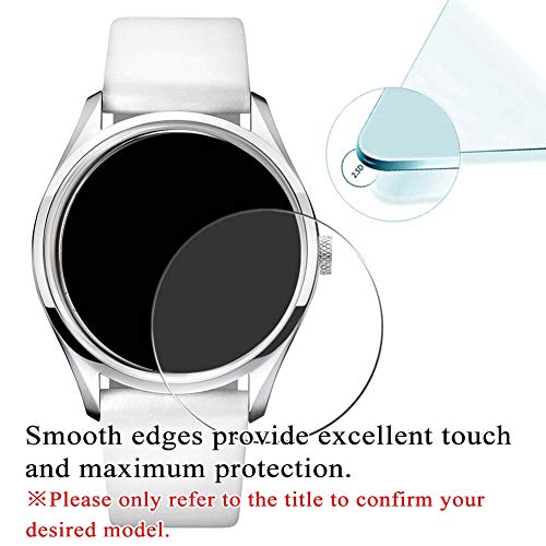 VacFun 3 Piezas Vidrio Templado Protector de Pantalla, compatible con Smartwatch Smart Watch LOKMAT MK16, 9H Cristal Screen Protector Protectora Reloj Inteligente NEW Version