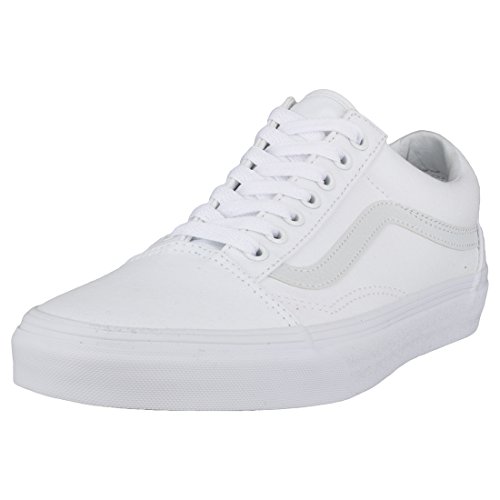 Vans Old Skool, Zapatillas Unisex Adulto, Blanco (True White W00), 40.5 EU