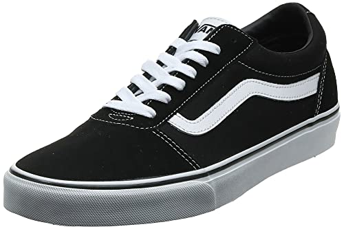 Vans Ward, Zapatillas Mujer, Negro (Suede/Canvas/Black/White Iju), 38 EU