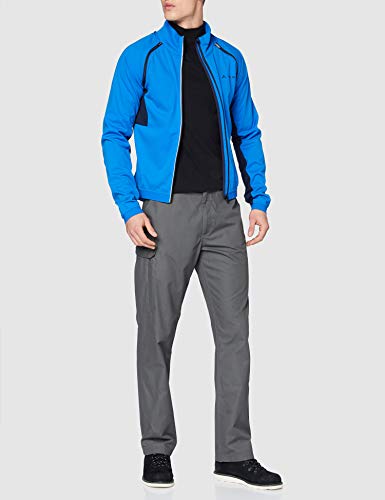 VAUDE Chaqueta para hombre Brocon Zip Off Softshell, Hombre, Chaqueta, 41169, Azul Radiado, medium