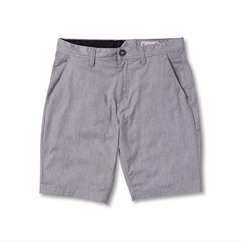 Volcom FRCKN MDN Strch SHT Pantalón Corto, Hombre, Grey, 30