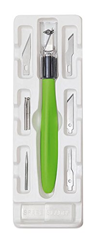 WEDO 78 72199 - Cuchillo (incluye cabezales de cambio), verde