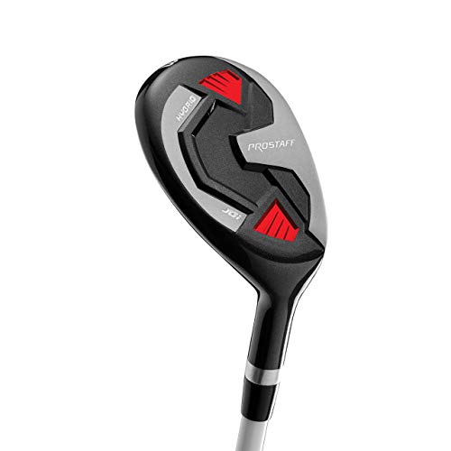 Wilson Golf Pro Staff JGI LG Juego de Palos Junior para Niños de entre 11 y 14 Años, Altura: 142 - 160 cm, Mano Dominante Derecha, Grafito, Incl. Bolsa de Transporte, Rojo, WGGC91840