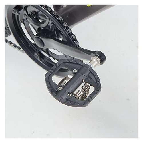 XINGHUA wangzai Store Adecuado RAIRWORKS SPD-A530 Bike Mountain Bike Pedales sin Clips Autoprocalos Planos Plataformas de Doble propósito Adaptadores Pedal Fit for Shimano SPD Sistema (Color : A530)