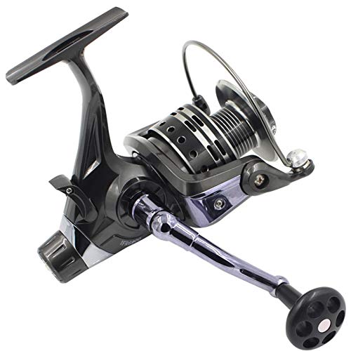 XKSO-QPTY Carretes de Pesca Nueva 12BB Doble Freno Carrete de Pesca Super Fuerte Fuerte Pesca Alimentador Spinning Reel Reel Pesca Aparejos de Pesca (Spool Capacity : 5000 Series)