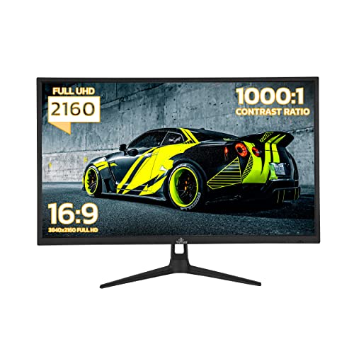 YEYIAN ODRAZ Monitor Gaming 27”,4K UHD HDR, Marco Super Estrecho, 3840x2160 IPS Panel, 1 Billion Colors, 300cd/m2, 1000:1, 60Hz, 5ms, 16:9, 178°, G-Sync, FreeSync, DP/HDMI/USB, Speakers, VESA