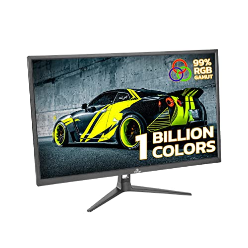 YEYIAN ODRAZ Monitor Gaming 27”,4K UHD HDR, Marco Super Estrecho, 3840x2160 IPS Panel, 1 Billion Colors, 300cd/m2, 1000:1, 60Hz, 5ms, 16:9, 178°, G-Sync, FreeSync, DP/HDMI/USB, Speakers, VESA