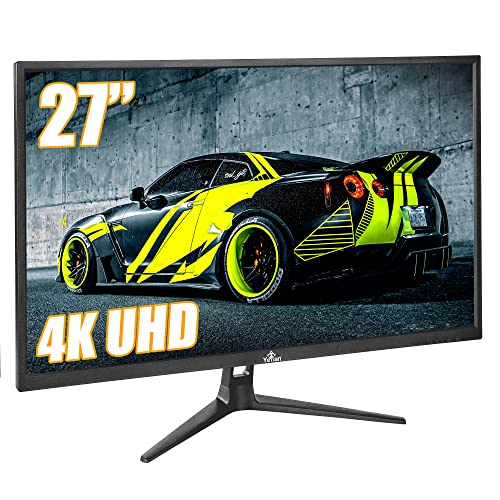 YEYIAN ODRAZ Monitor Gaming 27”,4K UHD HDR, Marco Super Estrecho, 3840x2160 IPS Panel, 1 Billion Colors, 300cd/m2, 1000:1, 60Hz, 5ms, 16:9, 178°, G-Sync, FreeSync, DP/HDMI/USB, Speakers, VESA