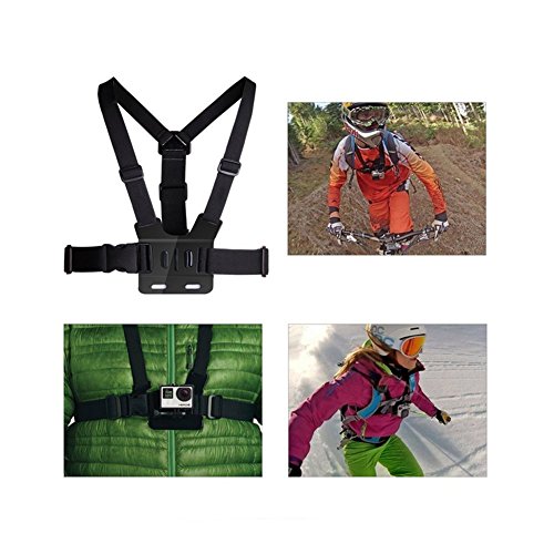 YHTSPORT 20-In-1 para Accesorios Gopro, Kit de Accesorios para cámara de acción para GoPro Hero Session Hero 6 5 4 3 SJ4000 Xiaomi Yi DBPOWER y Otras cámaras Deportivas (20 in 1)