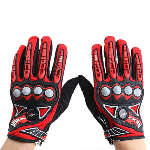 YONGYAO Bicicleta De Seguridad con Todos Los Dedos Moto Racing Guantes para Pro-Biker Mcs23 - Naranja XL