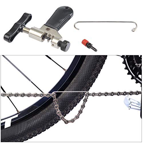 YOTINO Kit Herramientas Bicicleta 3 Piezas Herramienta Cadena, Alicates de Cadenas Bici + Herramienta la Cadena + Regla de la Cadena | Universal Reparacion Bicicleta para Velocidades Cadena