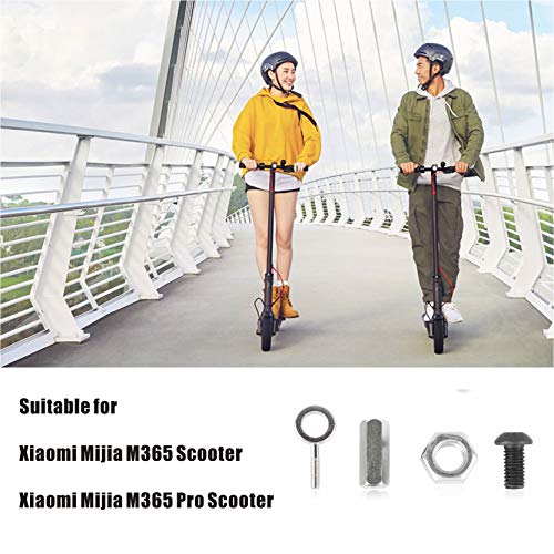 Yungeln Scooter Eje de Bloqueo Tornillo ensamblado Tornillos Juego de Repuesto para Xiaomi 1S/M365/Pro Scooter eléctrico