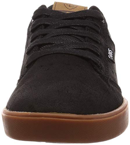 Zapatillas de skate DVS Lutzka+ para hombre, Negro (Gamuza Frisco Negra), 40.5 EU