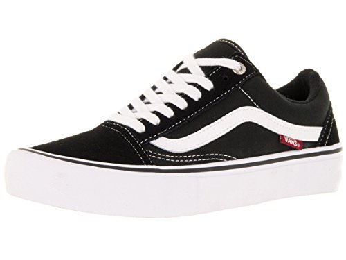 Zapatillas Vans Old Skool Pro, color negro y blanco, color Negro, talla 38.5