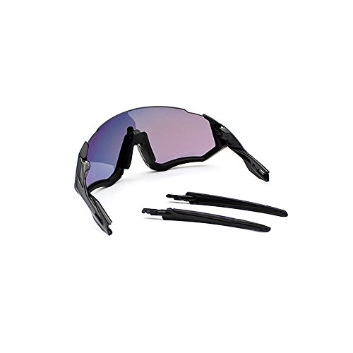 2018 Kit de Gafas de Sol Ciclismo 3LS Revo + polarizado + Transparente (Verde)