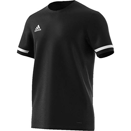 Adidas T19 SS JSY M Camiseta de Manga Corta, Hombre, Black/White, 4XL