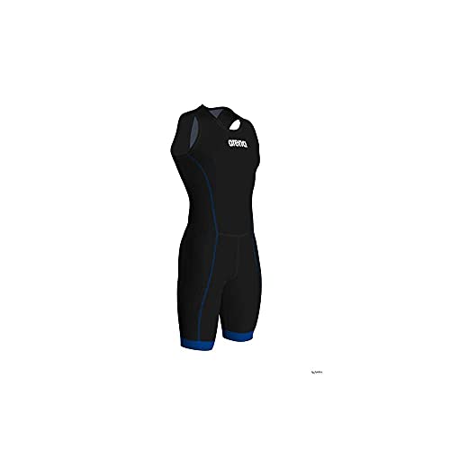 Arena Bañador 1P M Trisuit St 2.0 Rear Zip Black/Royal Sport, Hombre, S