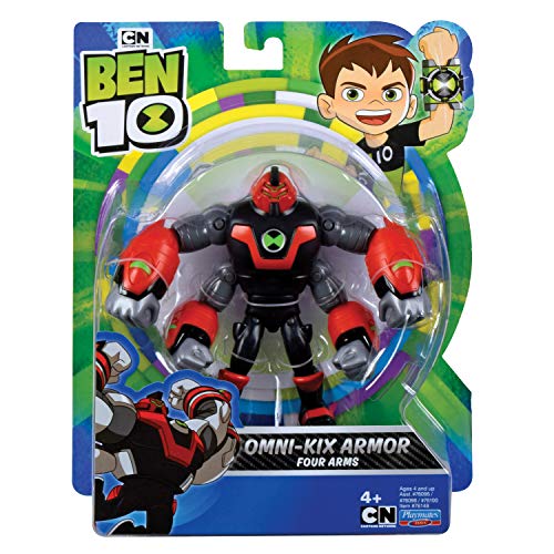 Ben 10 BEN47D10 Figura de acción - Cuatro Brazos Omni Kix