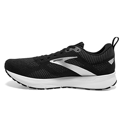 Brooks Revel 5, Zapatillas para Correr Mujer, Black Metallic White, 37.5 EU