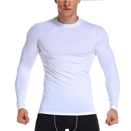 Camiseta de Manga Larga Deportiva para Hombre Transpirables