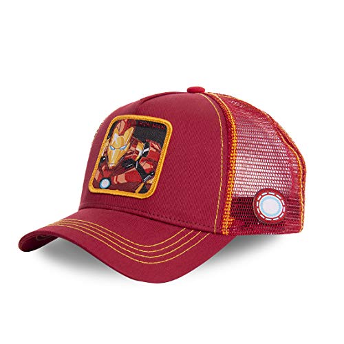 Capslab Iron Man Trucker Cap Marvel Collab Red - One-Size