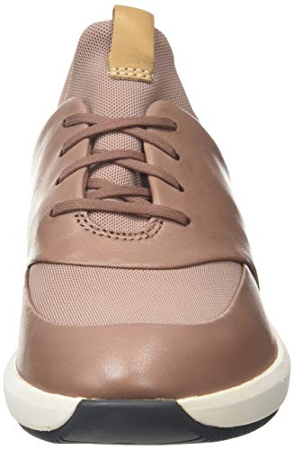 Clarks Un Rio Lace Zapatillas Mujer, Azul (Dark Blush Combi Dark Blush Combi), 39 EU