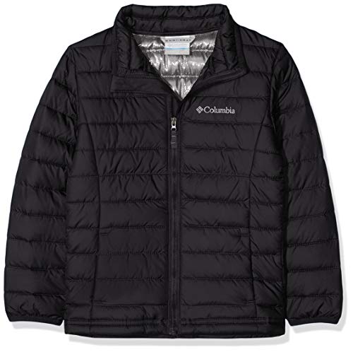 Columbia Powder Lite Chaqueta De Plumón, Niños, Negro (Black), M