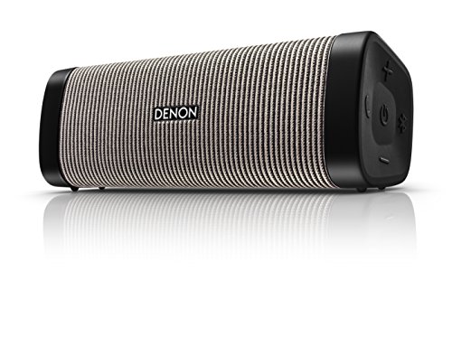 Denon DSB-250BT Negro, Gris - Altavoces portátiles (4 cm, Inalámbrico, Bluetooth3.5 mm, A2DP,AVRCP,HFP,HSP, 30 m, Negro, Gris)