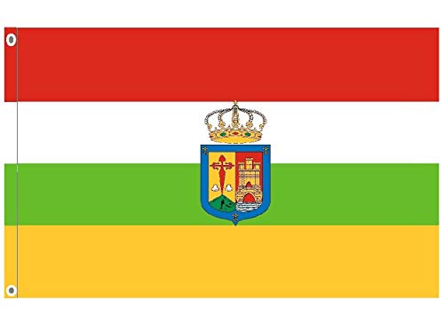 Durabol Bandera de La Rioja Comunidades autónomas de España 60 * 90 cm Satin 2 Anillas metálicas fijadas en el Dobladillo