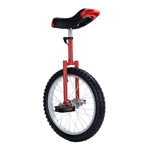 DWXN Rueda Unicycle Competición de Bicicletas de una Sola Rueda Bicicleta Bicicleta Bicicleta de Balance Deportes al Aire Libre Bicicletas de montaña Fitness Ejercicio co red-18inch