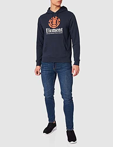 Element Vertical Sudadera con Capucha para Hombre, Eclipse Navy, XL