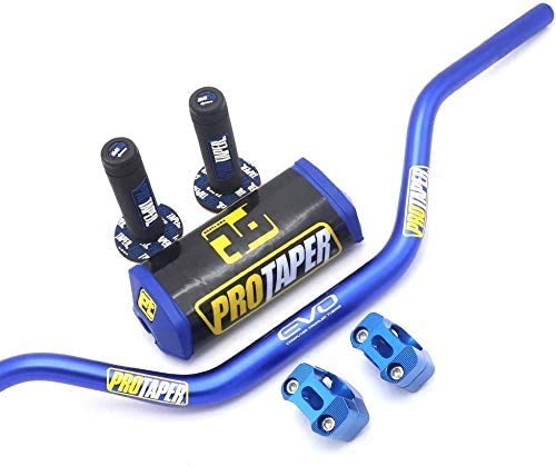 Felicey perfectamente aplicable para Práctico-Moto Accesorios 28MM alta motocicleta Manillares Fat Bares + Puños Protaper cojín de la barra for la suciedad bicicletas SUZVKI RMZ450 RMZ250 DRZ400 1 pie