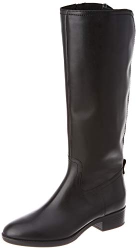 Geox D FELICITY A Knee High Boot Mujer, Negro (Black), 37 EU