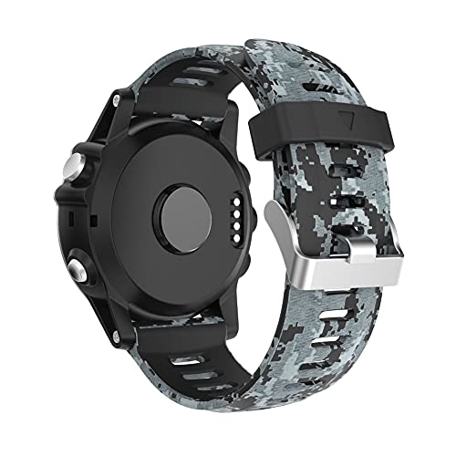 Gransho Compatible con Garmin Fenix 6X Pro/Fenix 6X Sapphire/Fenix 3 / Fenix 5X Plus/5X Sapphire Correa de Reloj, Banda de Reemplazo Silicona Suave Sports Pulsera (3-Pack G)