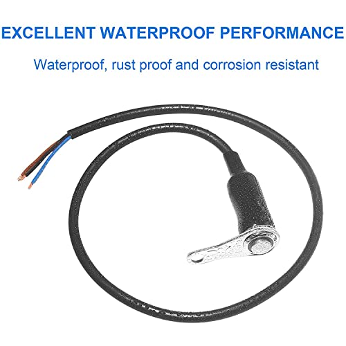 Greluma 1 pieza 12V LED Interruptor de motocicleta ON-OFF Faros antiniebla Manillar Montaje ajustable Interruptores impermeables Botón-22 mm (7/8")