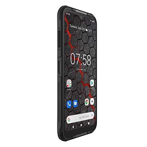 Hammer H Blade 3, Pantalla 6.2" IPS, cámara 48MP, Smartphone de estándar Militar, batería 5000 mAh, eSIM, NFC + Hammer Watch Smartwatch, Reloj Inteligente Impermeable IP68, Mega batería 440 mAh, Negro