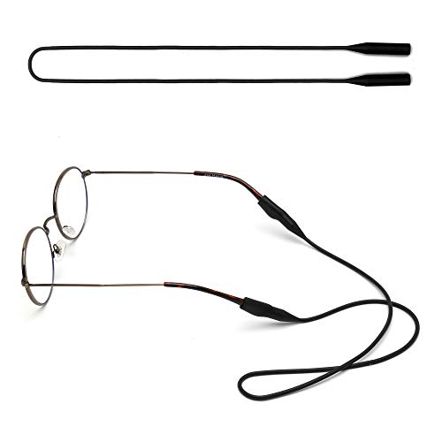 JM Colgante para Gafas. Cordón de Silicona Impermeable. Apto para Hombre, Mujer o Niños [Pack de 3 Unidades - Colores Mixtos]