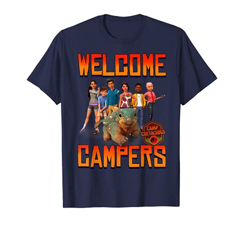 Jurassic World: Camp Cretaceous Welcome Campers Group Camiseta