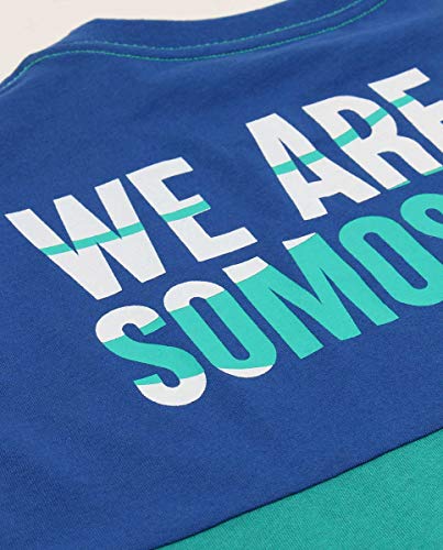 KIMOA Camiseta Mission Blue, Unisex Adulto, Azul, L