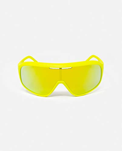 Kimoa - Lab Gafas, Amarillo fluorescente, Normal Unisex Adulto