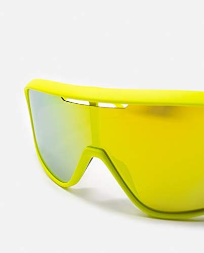 Kimoa - Lab Gafas, Amarillo fluorescente, Normal Unisex Adulto