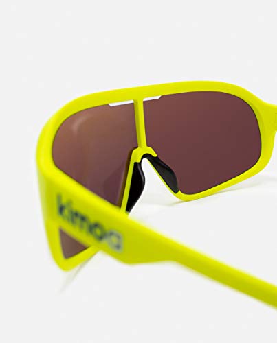 Kimoa - Lab Gafas, Amarillo fluorescente, Normal Unisex Adulto