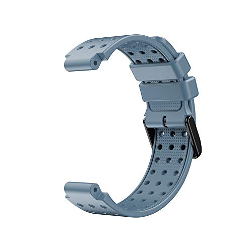 KINOEHOO Correas para relojes Compatible con Garmin Approach S20/Forerunner 220 230 235 630 620 735 Pulseras de repuesto.Correas para relojesde siliCompatible cona.